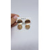 Сережки жіночі (біжутерія) Oxa круглі (2709) gold