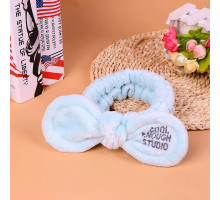 Косметична пов'язка для волосся Cool Oxa плюшева Blue 2789