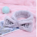 Косметична пов'язка для волосся OMG Oxa плюшева Gray 2789