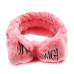 Косметична пов'язка для волосся OMG Oxa плюшева Dark Pink 2789