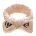 Косметична пов'язка для волосся OMG Oxa плюшева Beige 2789