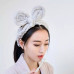 Косметична пов'язка для волосся Cool Oxa плюшева Gray 2789