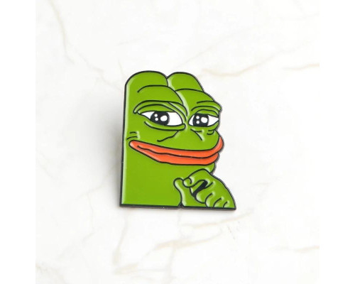 Набір пінів значків Oxa Pepe the frog жаби металеві зелені