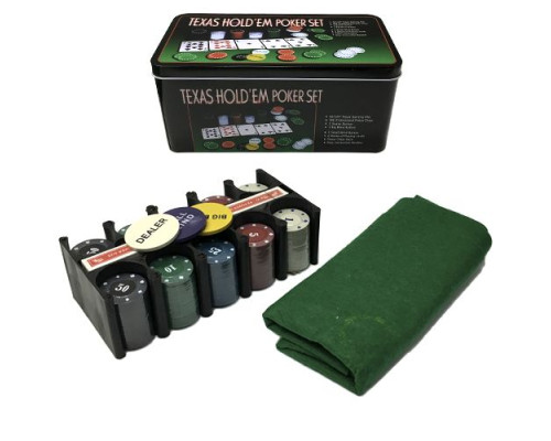 Настільна гра "Texas Holdem Poker Set" IGR38 Набір для покеру
