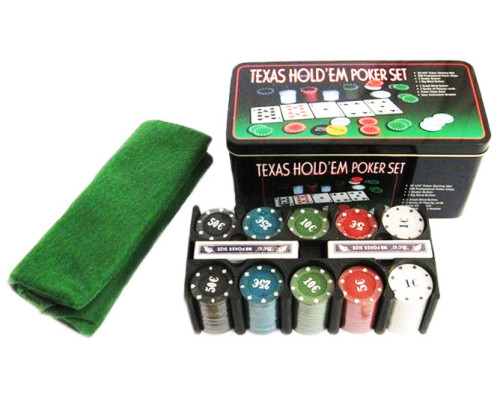 Настільна гра "Texas Holdem Poker Set" IGR38 Набір для покеру