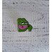 Значок Pepe the frog пін жабка металева зелена