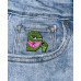 Значок Pepe the frog пін жабка металева зелена