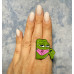 Значок Pepe the frog пін жабка металева зелена