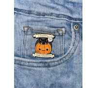 Значок / пін металевий гарбуз на Halloween