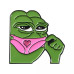 Значок Pepe the frog пін жабка металева зелена