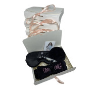 Подарунковий набір косметичних аксесуарів Beauty Box Бьюті бокс  чорний з 5 предметів