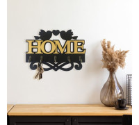 Ключниця HOME з пташками на 5 крючків