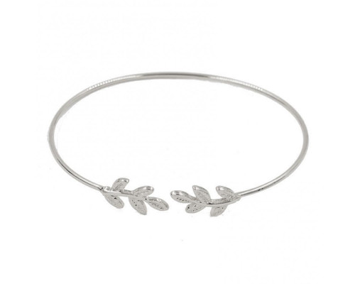  Годинник жіночий наручний кварцовий колір білий в комплекті з браслетом в подарунковій коробці