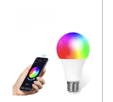 Розумна лампочка E27 Smart Bulb RGB Blutooth смарт лампа 9 Вт з керування у додатку Tuya колір свічіння різнокольоровий
