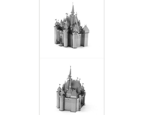 Металевий пазл 3D головоломка конструктор Замок сплячої красуні