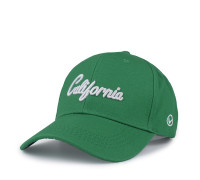 Стильна кепка бейсболка унісекс декор вишивка California колір зелений (55-60)
