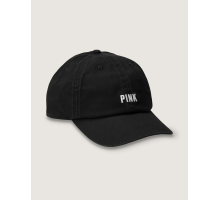 Жіноча кепка бейсболка Baseball hat з колекції VICTORIA'S SECRET PINK колір чорний розмір універсальний