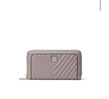 Гаманець жіночий Victoria's Secret V-Logo колір сірий штучна шкіра