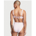 Жіночий купальник Victoria's Secret роздільний  в рожеву смужку  (M)