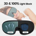 Маска для сну дихаюча 3D Soft колір зелений