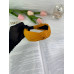 Жіночий обруч - чалма  обідок для волосся колір гірчичний