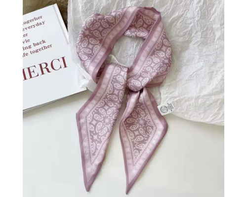Комплект шарфів хусток твіллі жіночий аксесуар у 4 кольорах (4 шт)