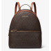 Рюкзак жіночий Michael Kors Sheila Medium Logo Backpack колір коричневий