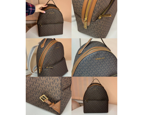 Рюкзак жіночий Michael Kors Sheila Medium Logo Backpack колір коричневий