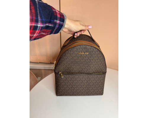 Рюкзак жіночий Michael Kors Sheila Medium Logo Backpack колір коричневий