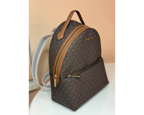 Рюкзак жіночий Michael Kors Sheila Medium Logo Backpack колір коричневий