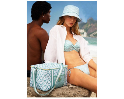 Сумка холодильник Victoria's Secret COOLER TOTE BAG колір м'ятний