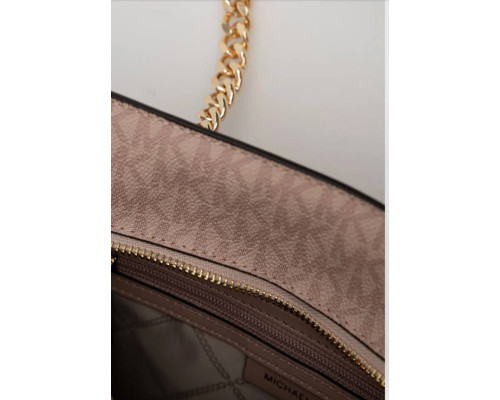 Сумка шоппер жіноча Michael Kors колір виробу рожевий фурнітура колір золотистий 