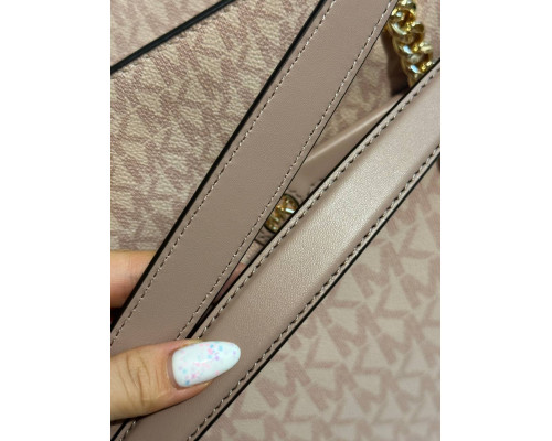Сумка шоппер жіноча Michael Kors колір виробу рожевий фурнітура колір золотистий 