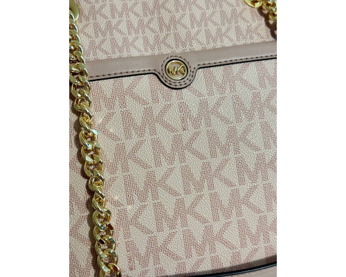 Сумка шоппер жіноча Michael Kors колір виробу рожевий фурнітура колір золотистий 