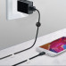 Фіксатори тримачі силіконові клейкі для кабелів USB колір білий 5 шт