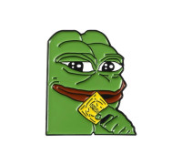 Значок / пін  металевий Жабеня Pepe the Frog