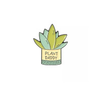 Значок / пін металевий Квіти в вазоні Plant daddy