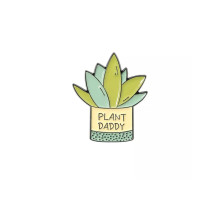 Значок / пін металевий Квіти в вазоні Plant daddy