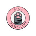 Значок / пін  металевий Лапка улюбленця Stay pawsitive