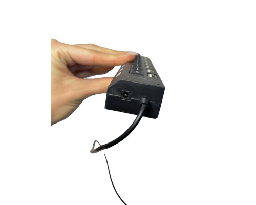 Хаб USB 2.0 7-ми портовий, концентратор розширення комп'ютерний USB подовжувач