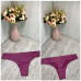 Жіночі безшовні крижані трусики стрінги Oxa 3 шт. (чорні, фіолетові, коричневі) XS-S