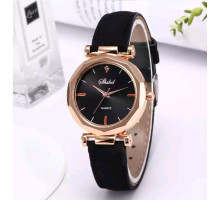 Жіночий наручний годинник кварцевий Oxa Black 2789