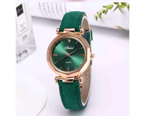 Жіночій наручний годинник кварцевий Oxa Green 2789