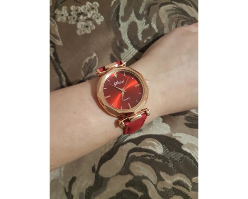 Жіночій наручний годинник кварцевий Oxa Red 2789