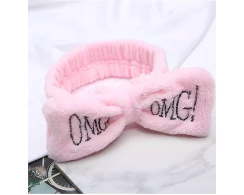 Косметична пов'язка для волосся OMG Oxa Pink 2789