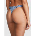 Жіночі трусики Victoria's Secret LOGO COTTON HIGH-LEG S сині