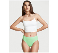 Бавовняні Трусики Сліпи Victoria's Secret S Світло-зелені з мереживом