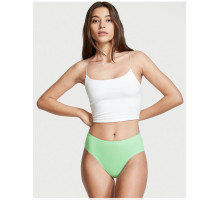 Бавовняні Трусики Сліпи Victoria's Secret S Світло-зелені з мереживом