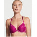 Бюстгальтер жіночий Victoria's Secret Push Up 32 В колір рожевий мереживна спинка