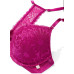 Бюстгальтер жіночий Victoria's Secret Push Up 32 В колір рожевий мереживна спинка